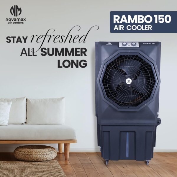 Novamax Rambo 150 L Desert Air Cooler With 100% Copper Motor - Image 5