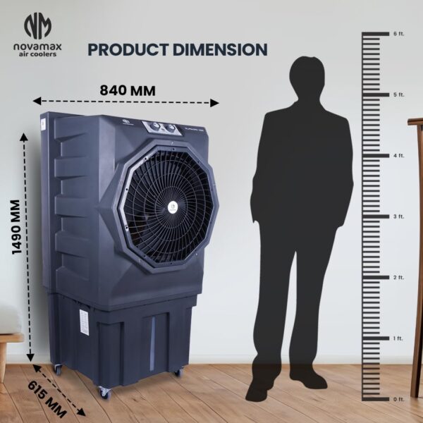 Novamax Rambo 150 L Desert Air Cooler With 100% Copper Motor - Image 3